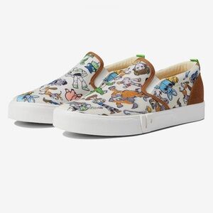 Toy Story All Over Print Slip-On (Little Kid/Big Kid), Size 4,‎ NWT